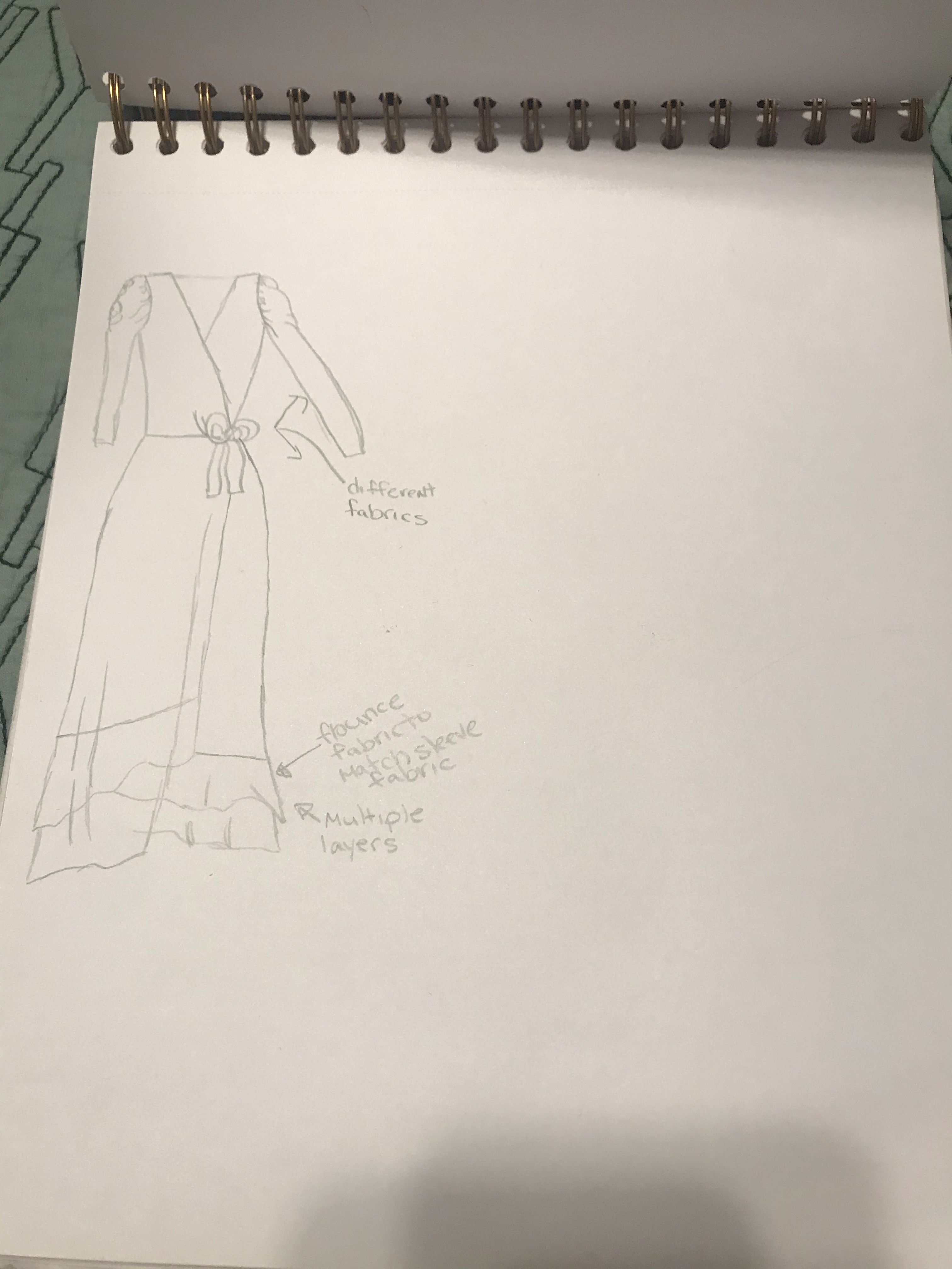 Dress fashion illustration 