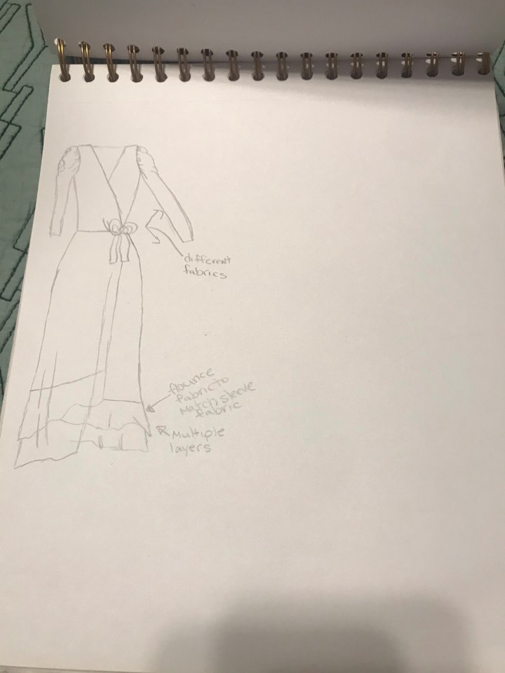 Dress fashion illustration 