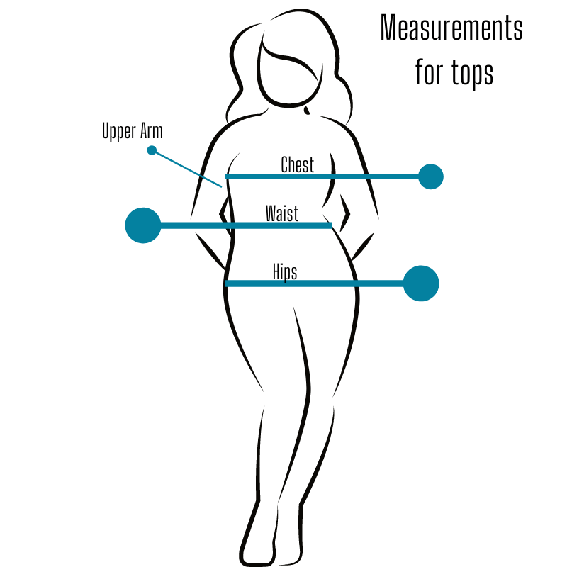 how to shop online for cloyhrd - tops measurements