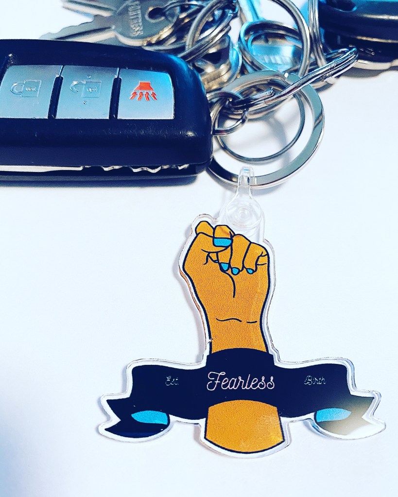 Fearless keychain