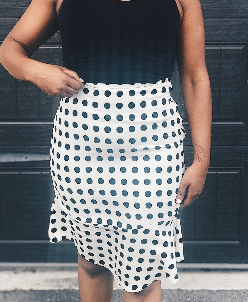 Polka dot skirt 
