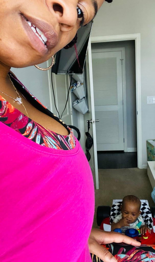 Working out with baby