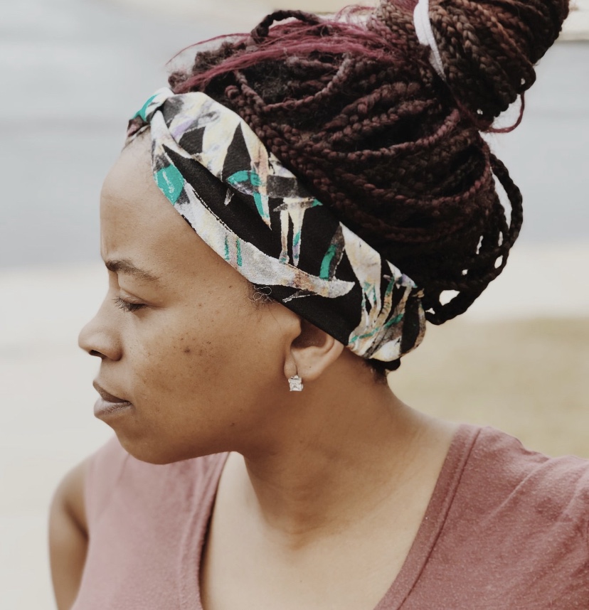 Floral printed headband