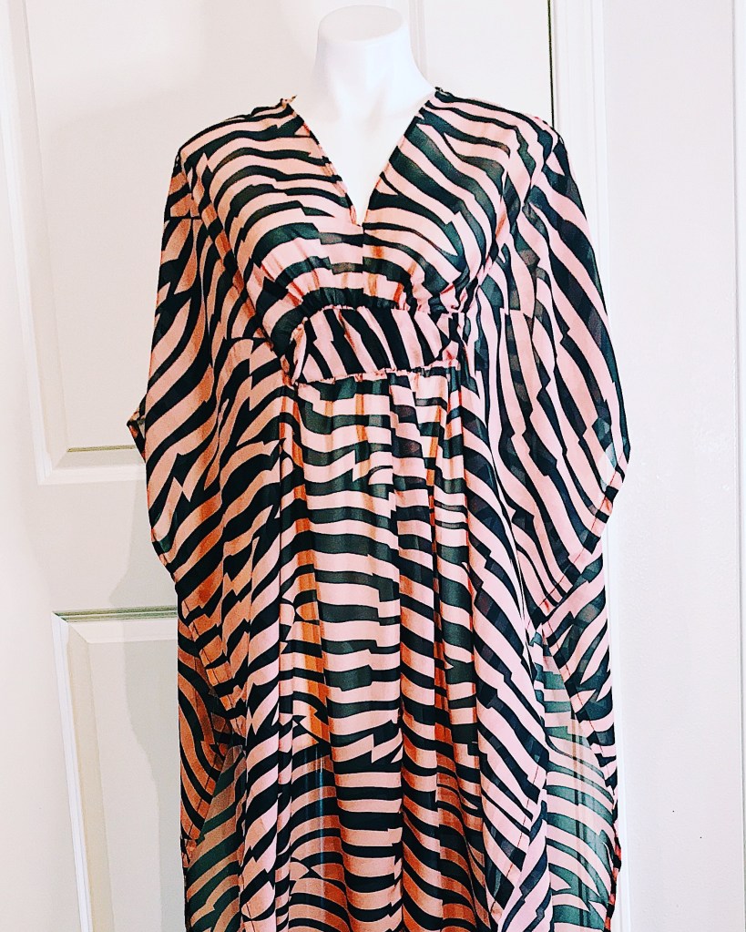 Zebra print chiffon cover up collection 