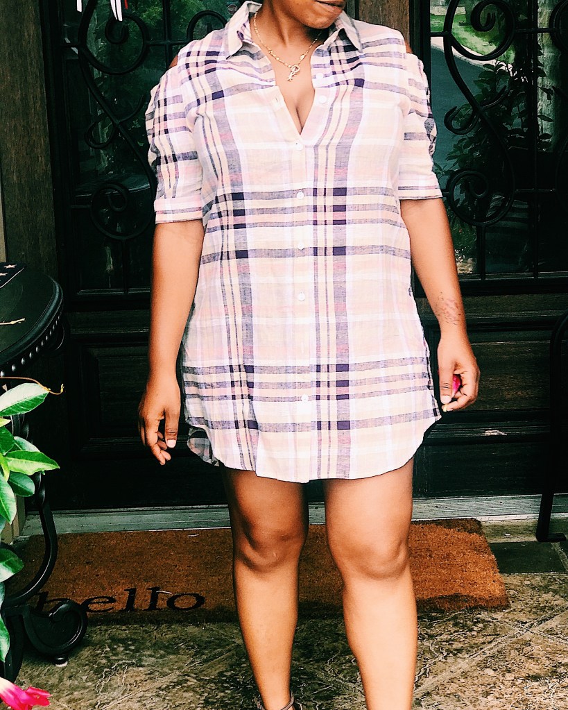 Plaid shirts dress