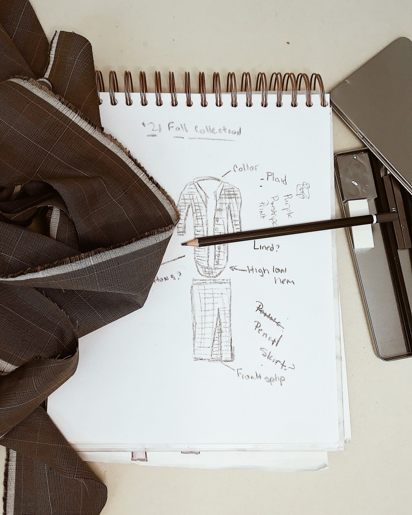 Fashion Not Fear Dress sketch