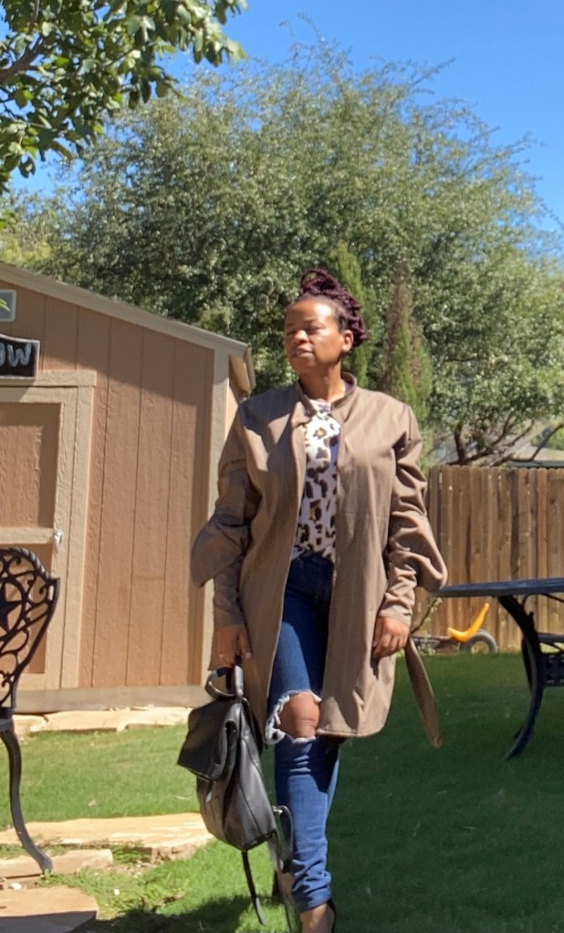 Image of brown plaid jacket