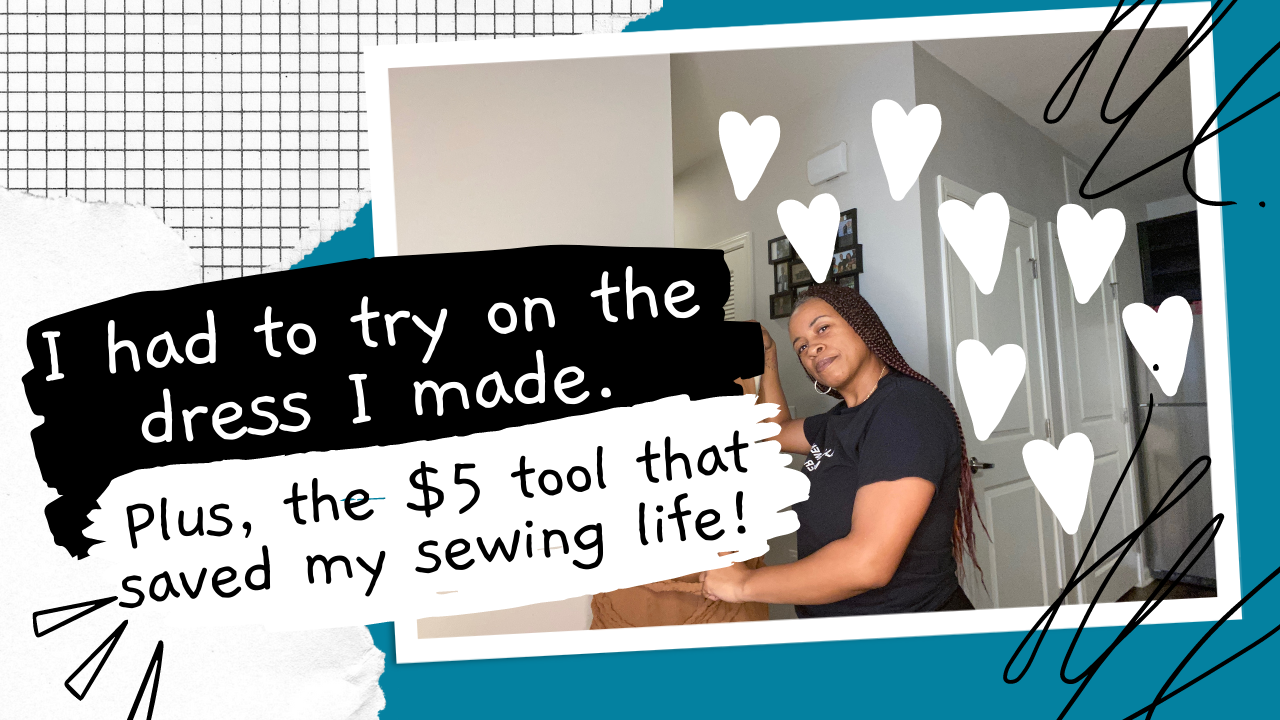 The Lionhearted Dress Just Dropped + The $5 Tool That Saved My Sewing Life (VIDEO)