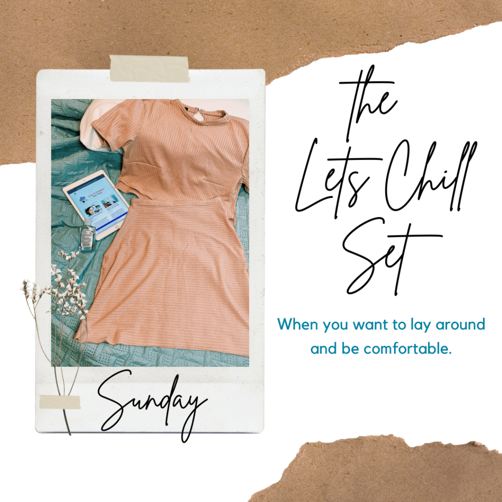 Pink top and skirt set 